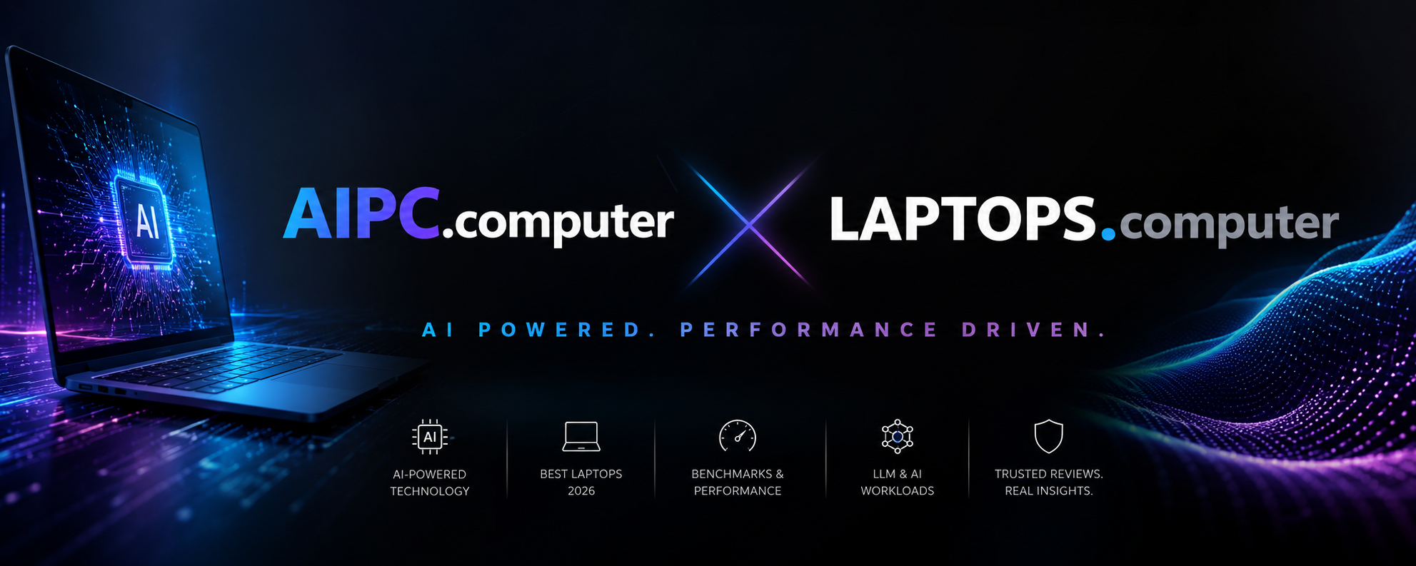 AIPC.computer × Laptops.computer — AI powered. Performance driven.