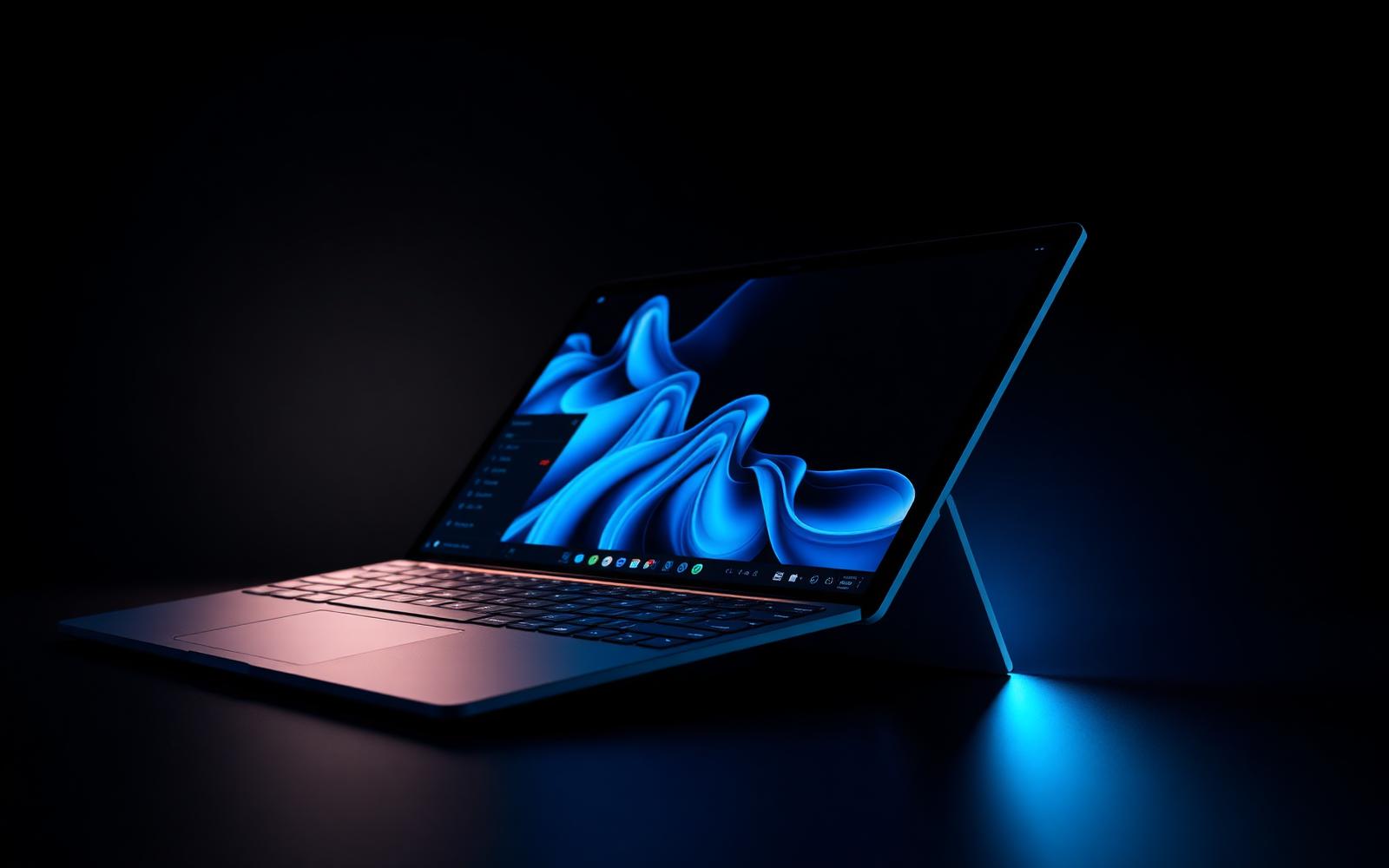 Microsoft Surface Pro 12 detachable 2-in-1 with Copilot interface